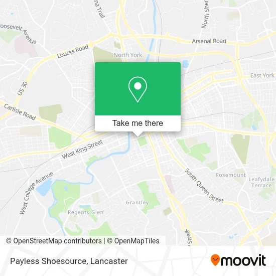 Payless Shoesource map