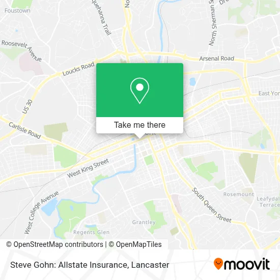 Steve Gohn: Allstate Insurance map