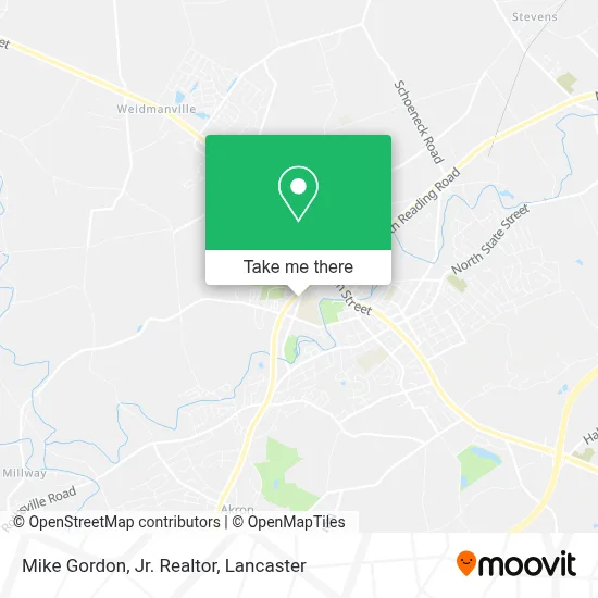 Mike Gordon, Jr. Realtor map