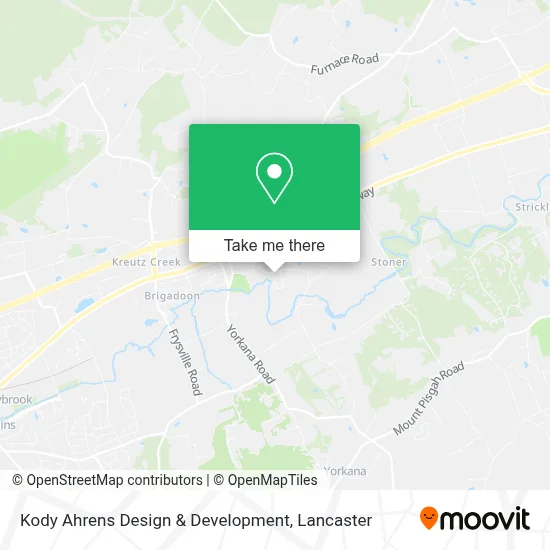 Kody Ahrens Design & Development map