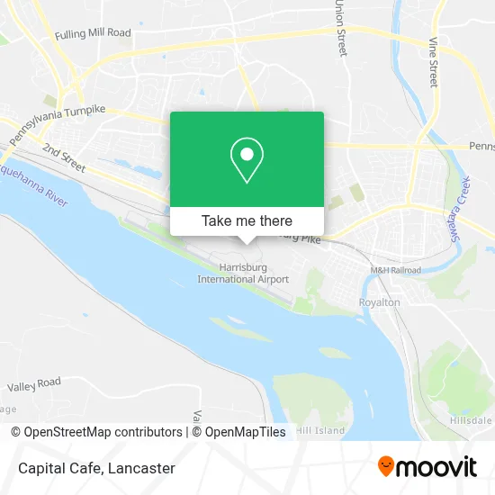 Capital Cafe map