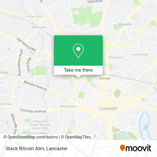 Stack Bitcoin Atm map