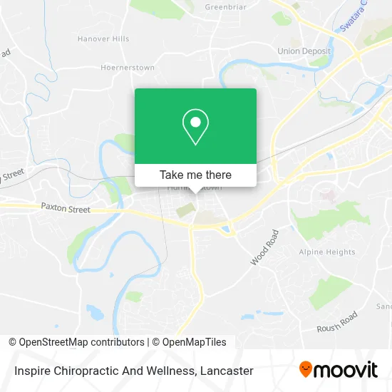 Inspire Chiropractic And Wellness map