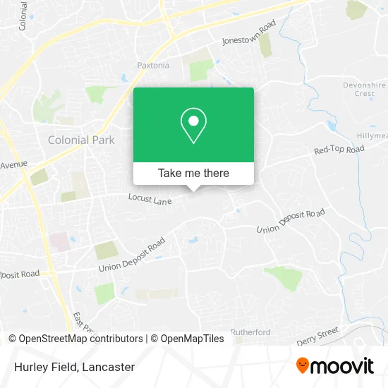 Hurley Field map