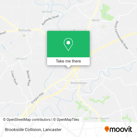 Brookside Collision map