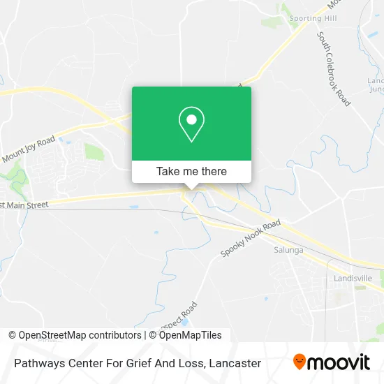 Pathways Center For Grief And Loss map