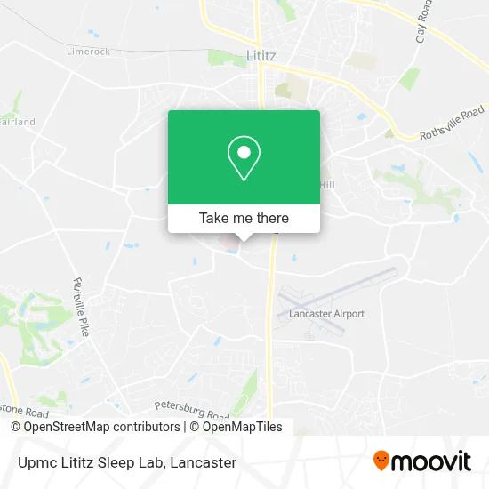 Upmc Lititz Sleep Lab map