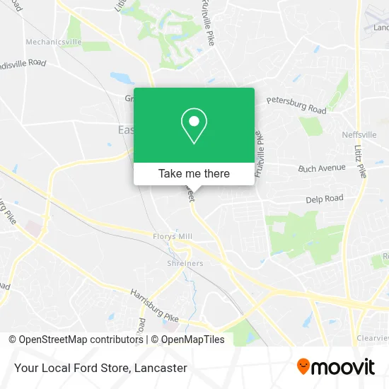 Your Local Ford Store map