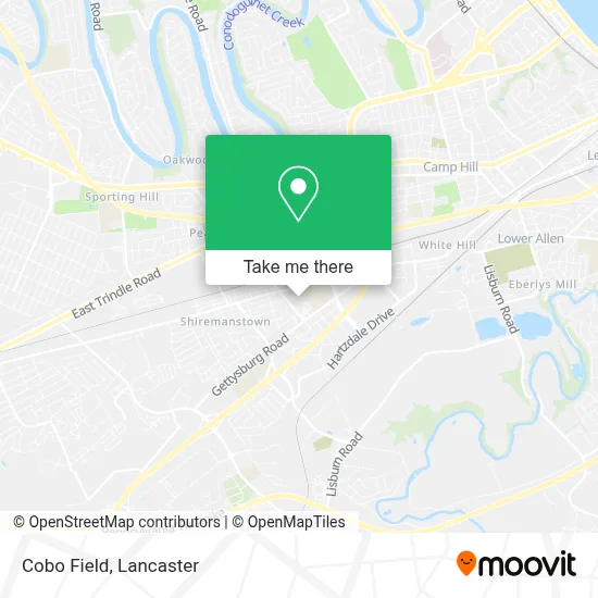Cobo Field map