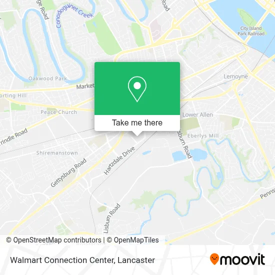 Walmart Connection Center map