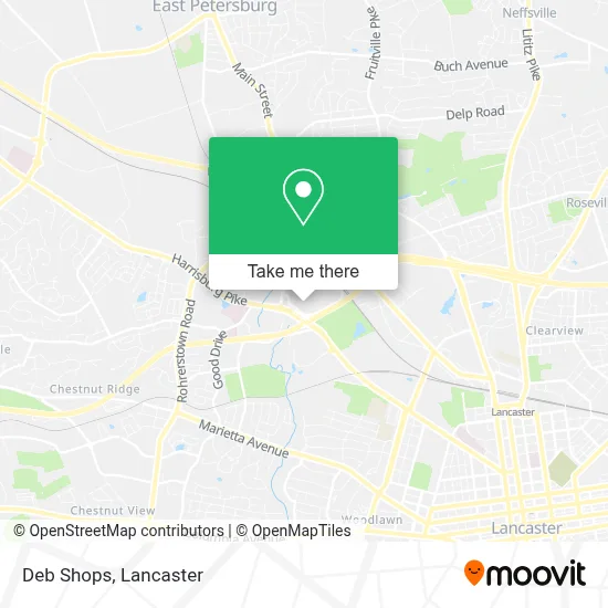 Deb Shops map