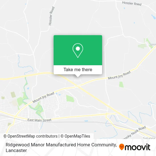 Ridgewood Manor Manufactured Home Community map