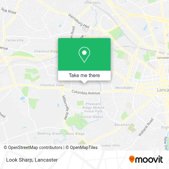 Look Sharp map
