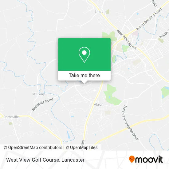 West View Golf Course map
