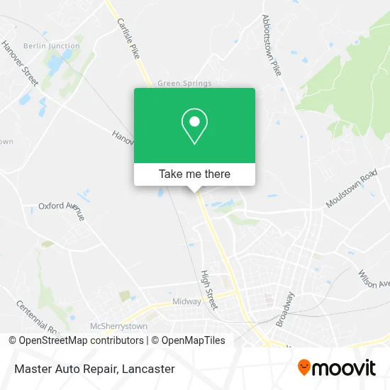 Master Auto Repair map