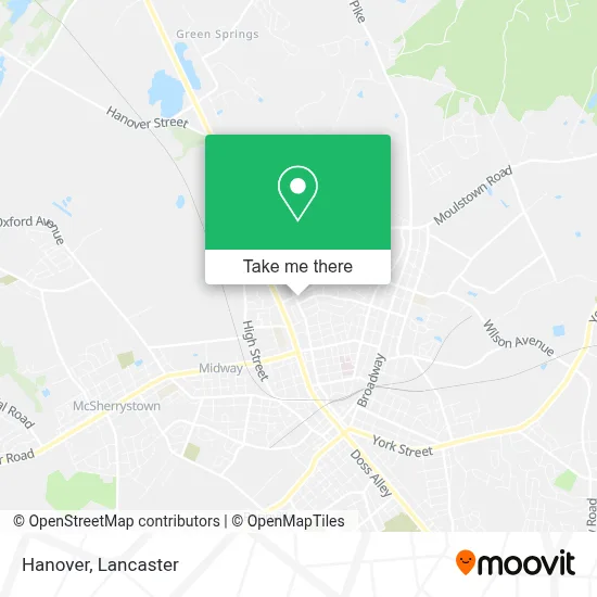 Hanover map