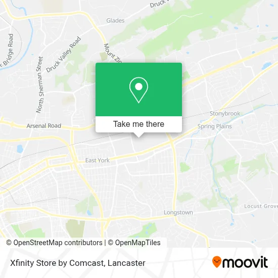 Xfinity Store by Comcast map