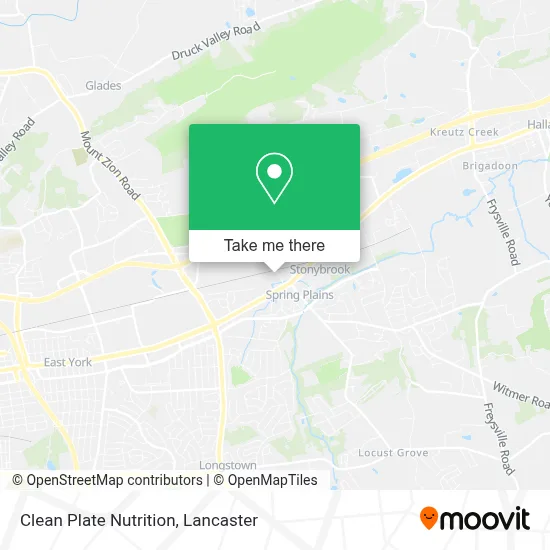 Clean Plate Nutrition map