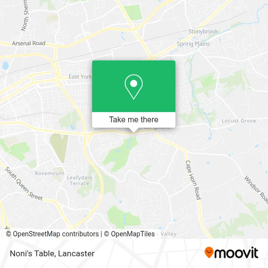 Noni's Table map