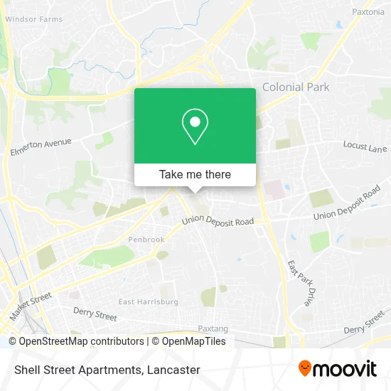 Shell Street Apartments map