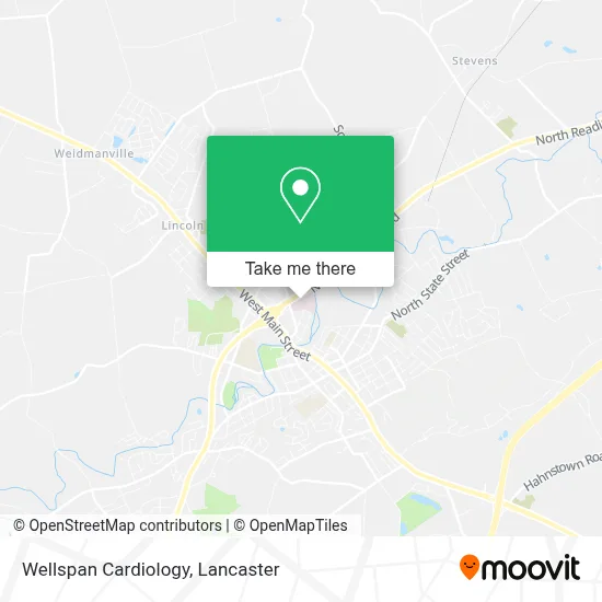 Wellspan Cardiology map