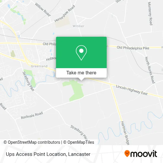 Ups Access Point Location map