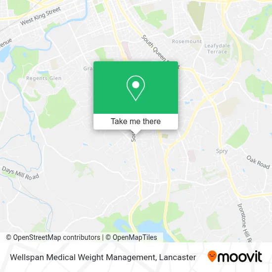 Wellspan Medical Weight Management map
