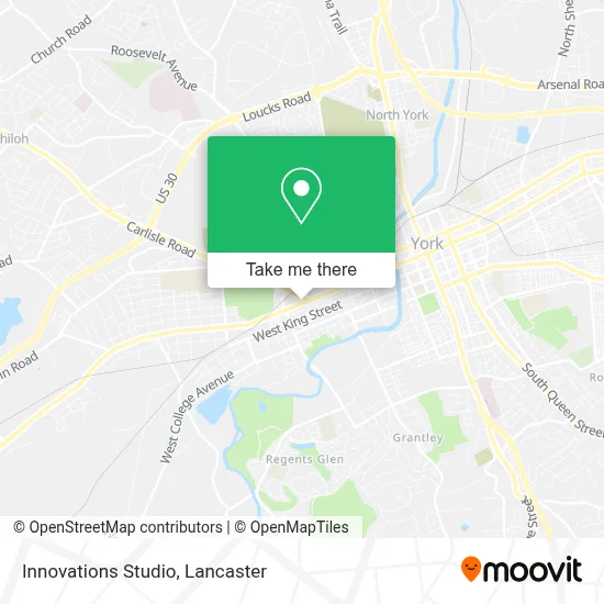Innovations Studio map