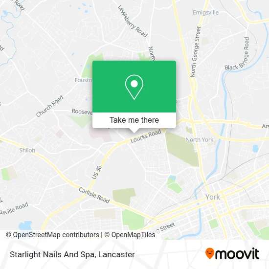 Starlight Nails And Spa map