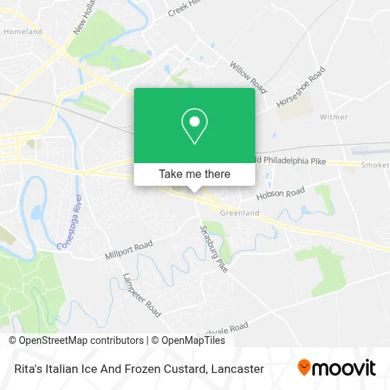 Rita's Italian Ice And Frozen Custard map
