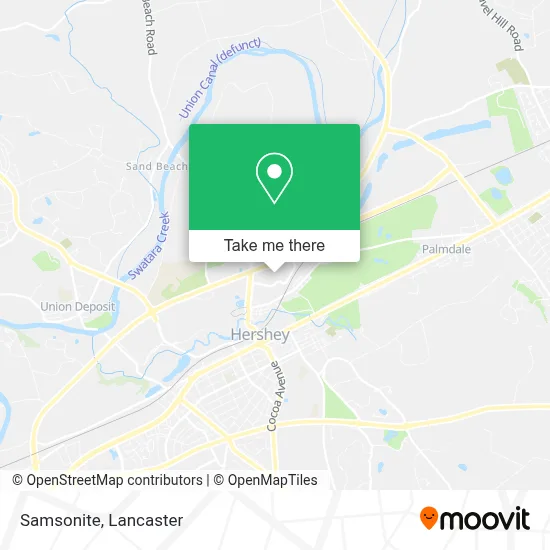 Samsonite map