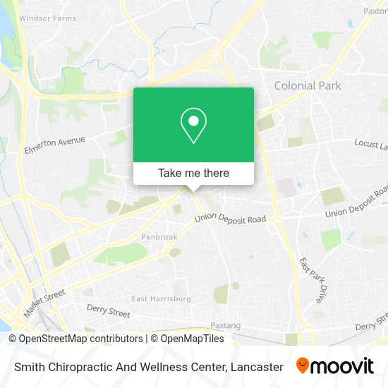 Smith Chiropractic And Wellness Center map