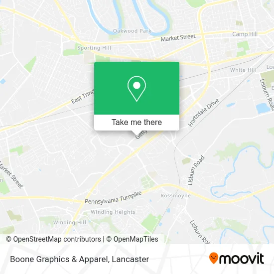 Boone Graphics & Apparel map
