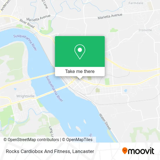Rocks Cardiobox And Fitness map