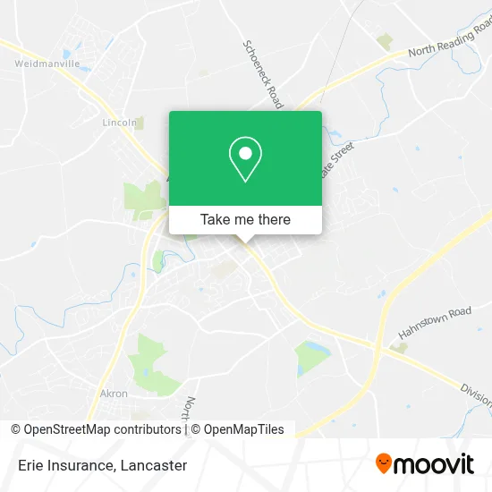 Erie Insurance map