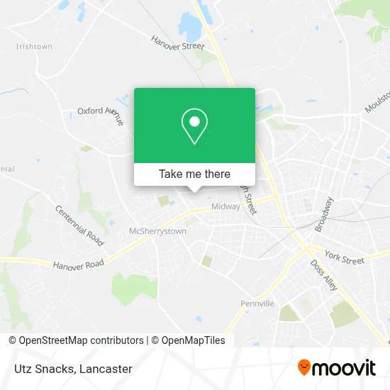 Utz Snacks map