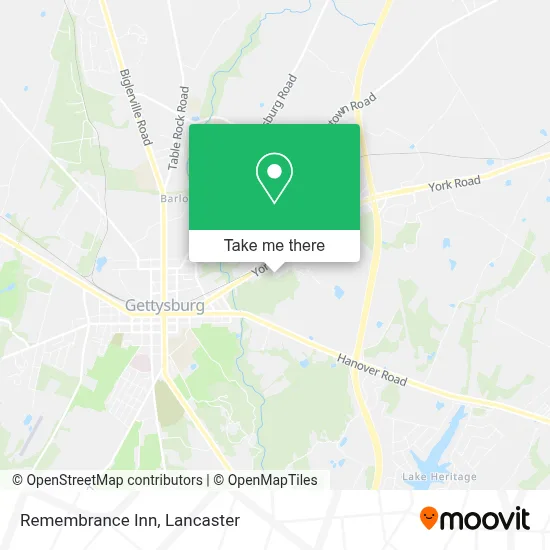 Remembrance Inn map
