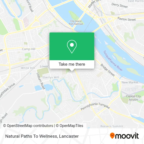 Natural Paths To Wellness map