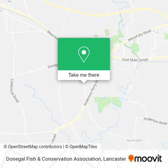 Donegal Fish & Conservation Association map