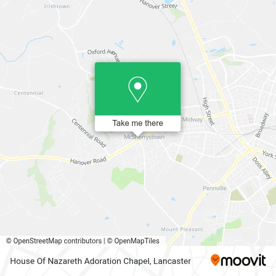 House Of Nazareth Adoration Chapel map