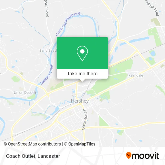 Coach Outlet map