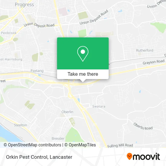 Orkin Pest Control map