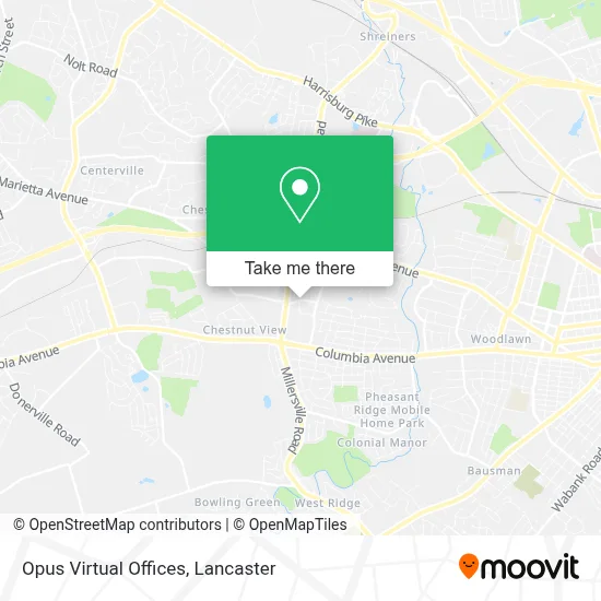 Opus Virtual Offices map