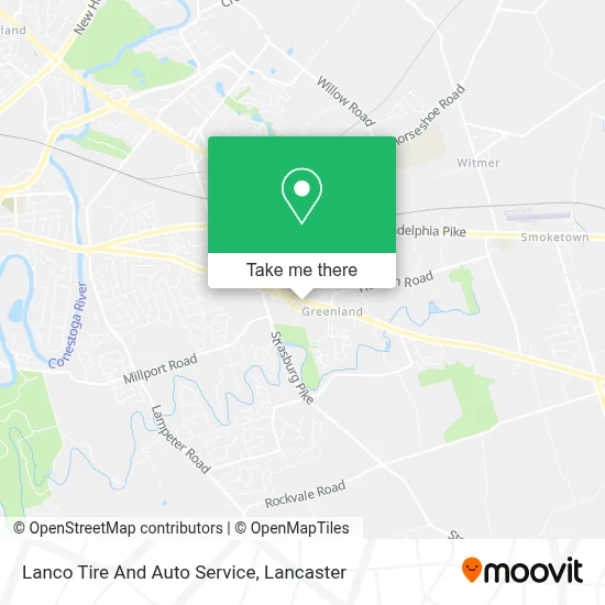 Lanco Tire And Auto Service map