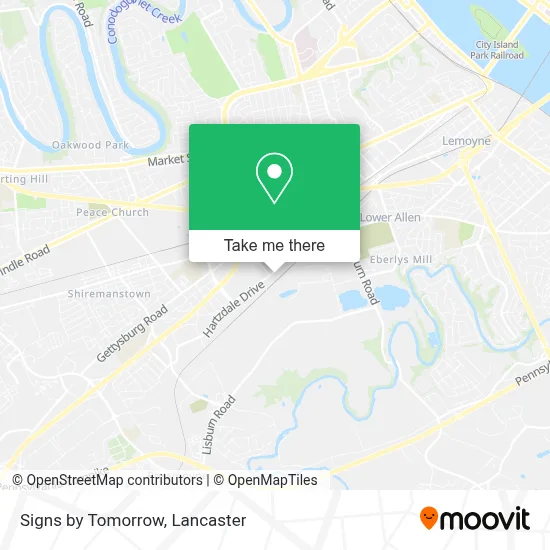 Signs by Tomorrow map