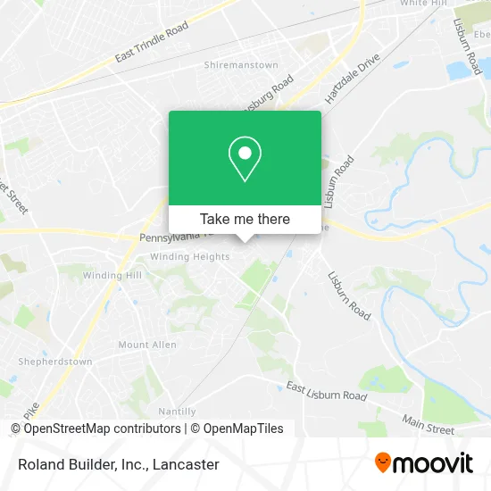 Roland Builder, Inc. map
