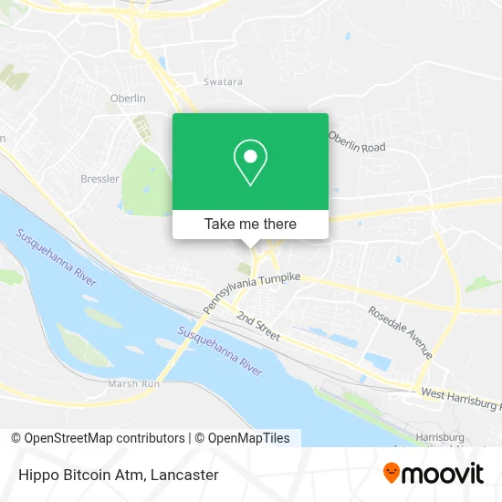 Hippo Bitcoin Atm map