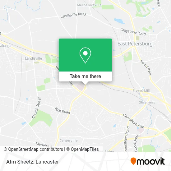 Atm Sheetz map