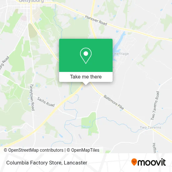 Columbia Factory Store map