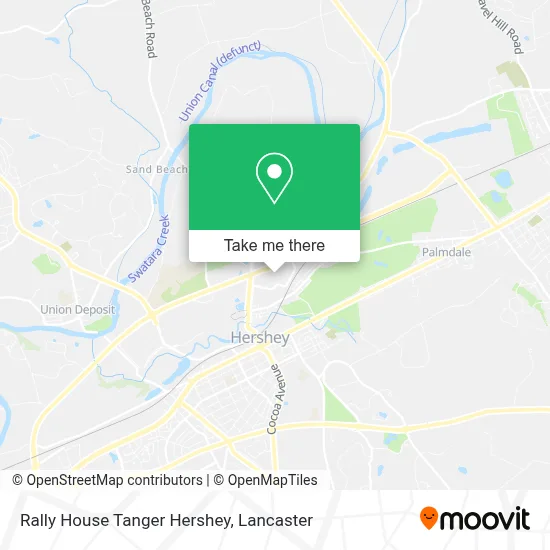 Rally House Tanger Hershey map